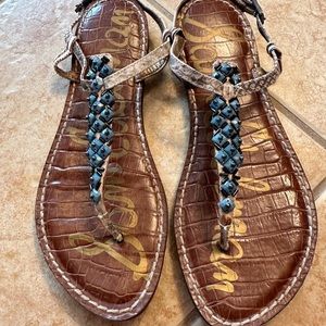 Sam Edelman Gigi Turquoise Sandals 6